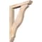 Ekena Millwork Funston Slat Smooth Bracket w/ Offset Brace, Douglas Fir, 5 1/2"W x 32"D x 44"H BKT0604X32X44FST06SDF - alternate 1